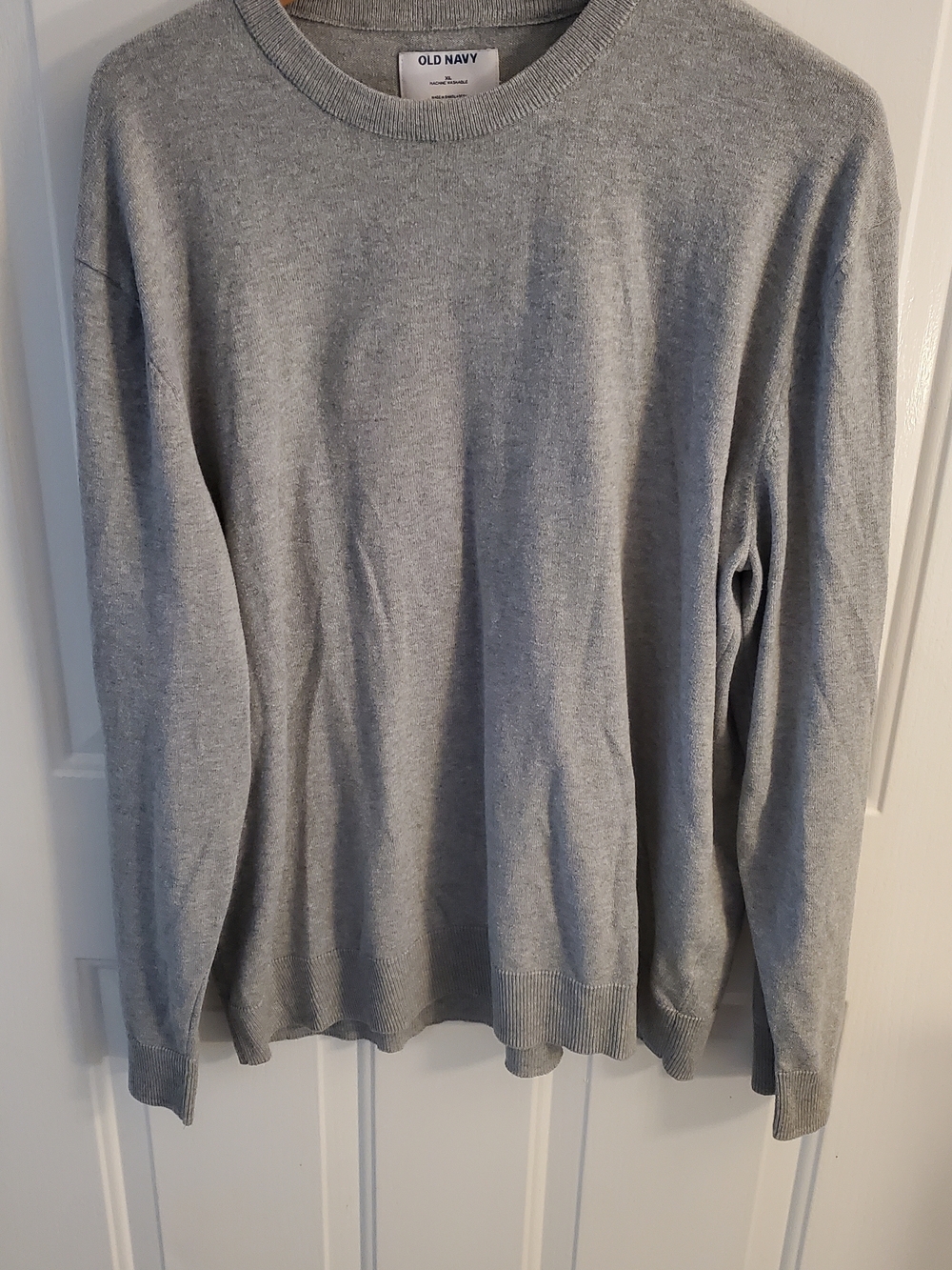 Old Navy Men's Heather Gray Crewneck Sweater